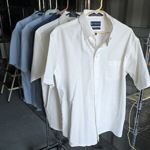 Lilot Of 5-Stafford Men's Casual Button Down  Short Sleeve Shirts